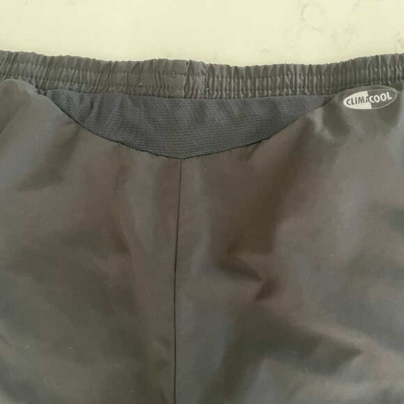 Adidas Supernova Clima365 Poly Running Track Shorts w Liner Black & Silver Sz M - Picture 7 of 11